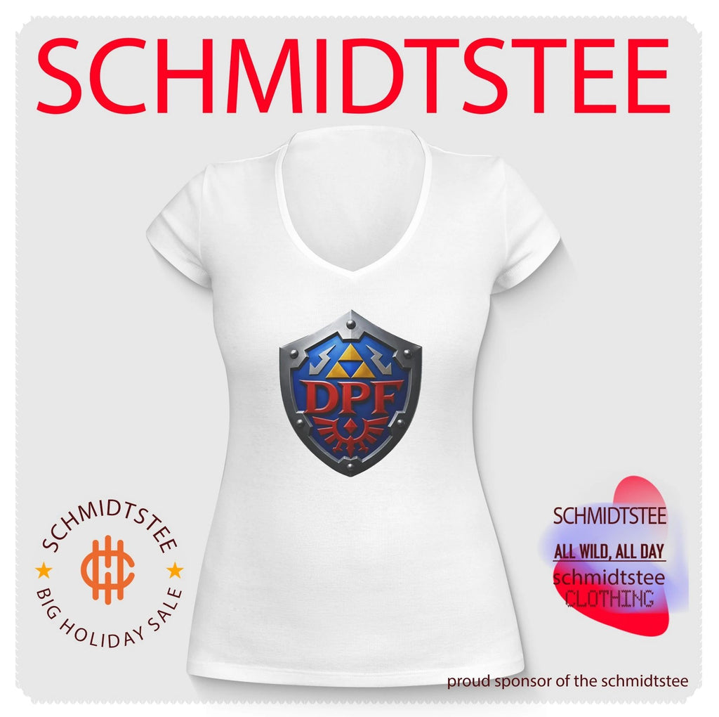Dpf Crest Shield Gamer Emblem Zelda Hylian shirt
