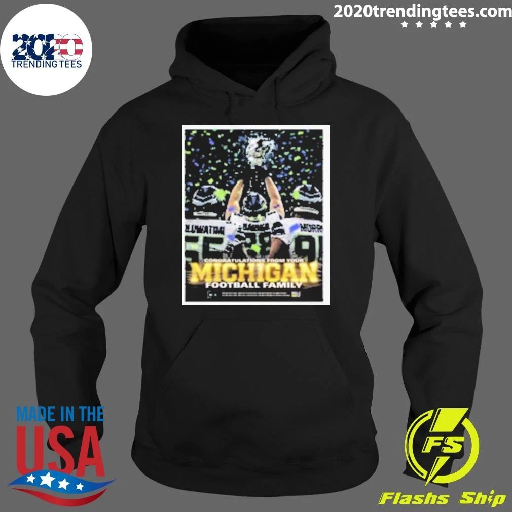 Congratulations From Your Michigan Football Family Shirt