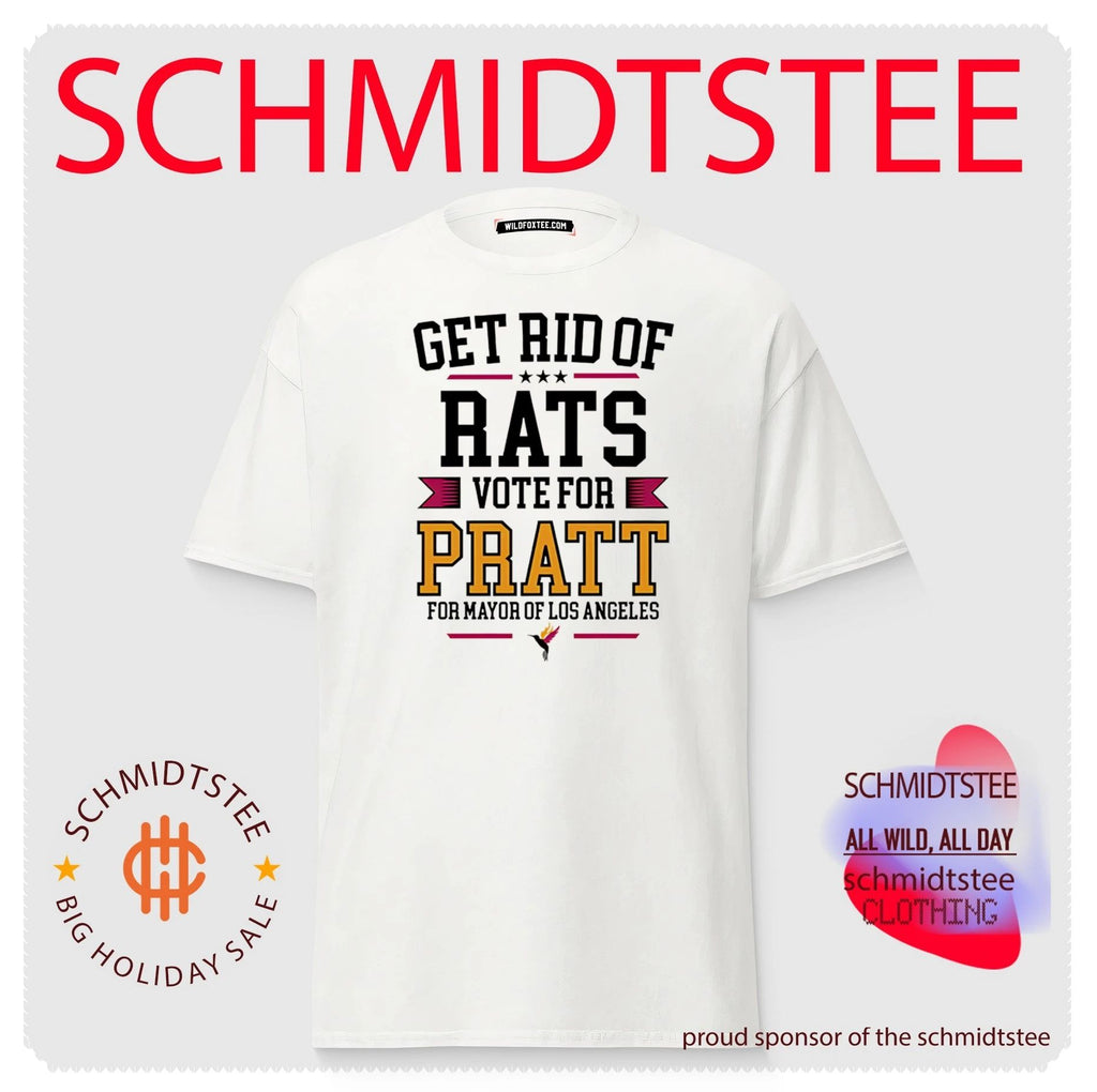 Get Rid Of Rats Vote for Pratt for Mayor of Los Angeles shirt