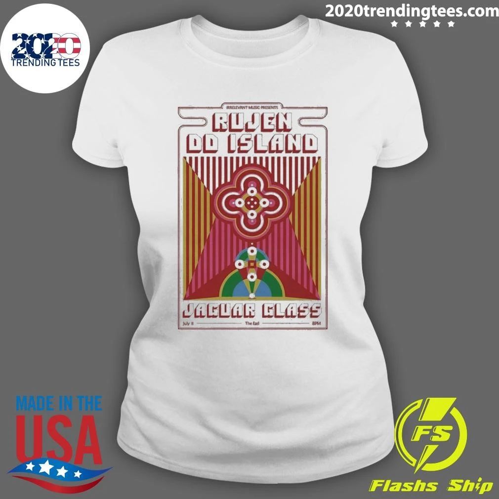 Rujen, Dd Island And Jaguar Glass In Atlanta Ga On July 11 2026 Poster Shirt