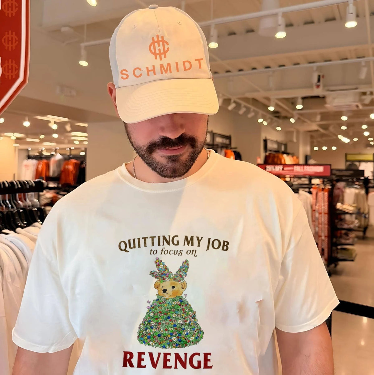 Quitting my job to focus on revenge bear shirt