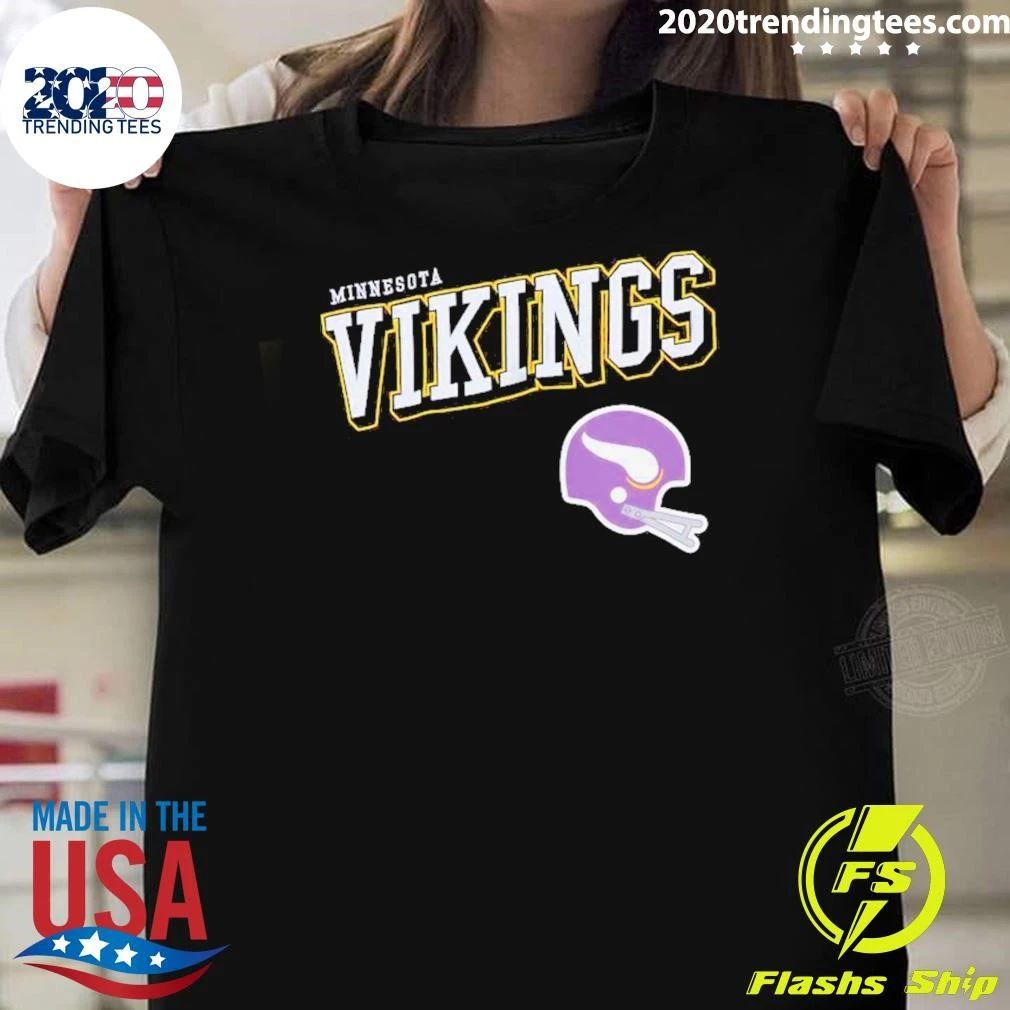 Minnesota Vikings Black Vintage Shirt