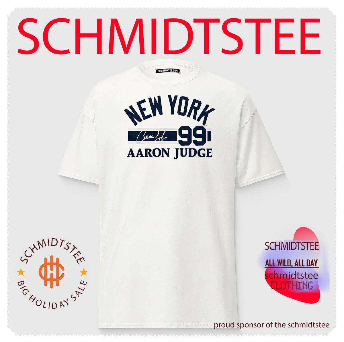 New York Yankees Aaron Judge Signature Name & Number shirt