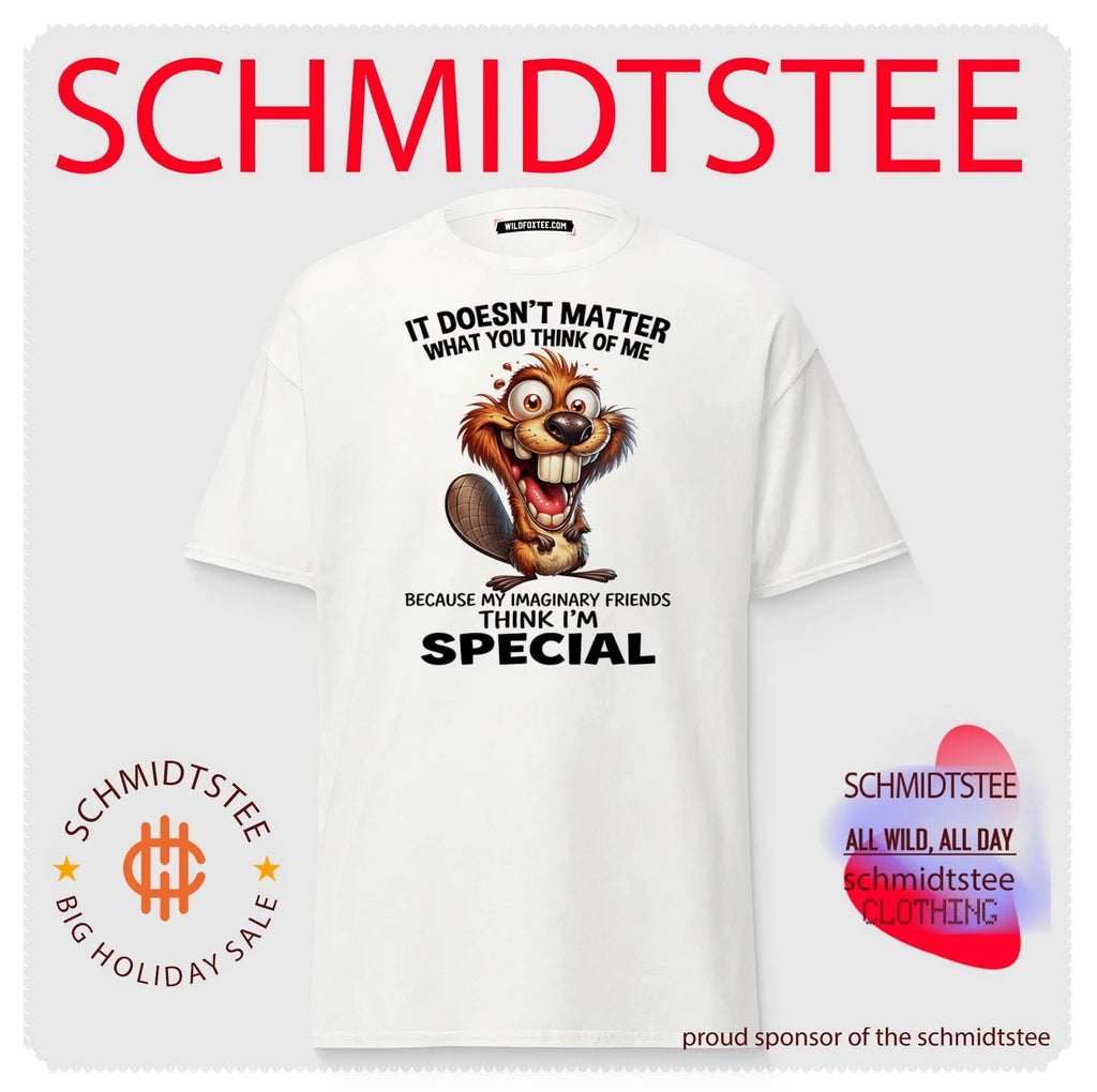 It doesn’t matter what you think of me because digital illustration beaver shirt