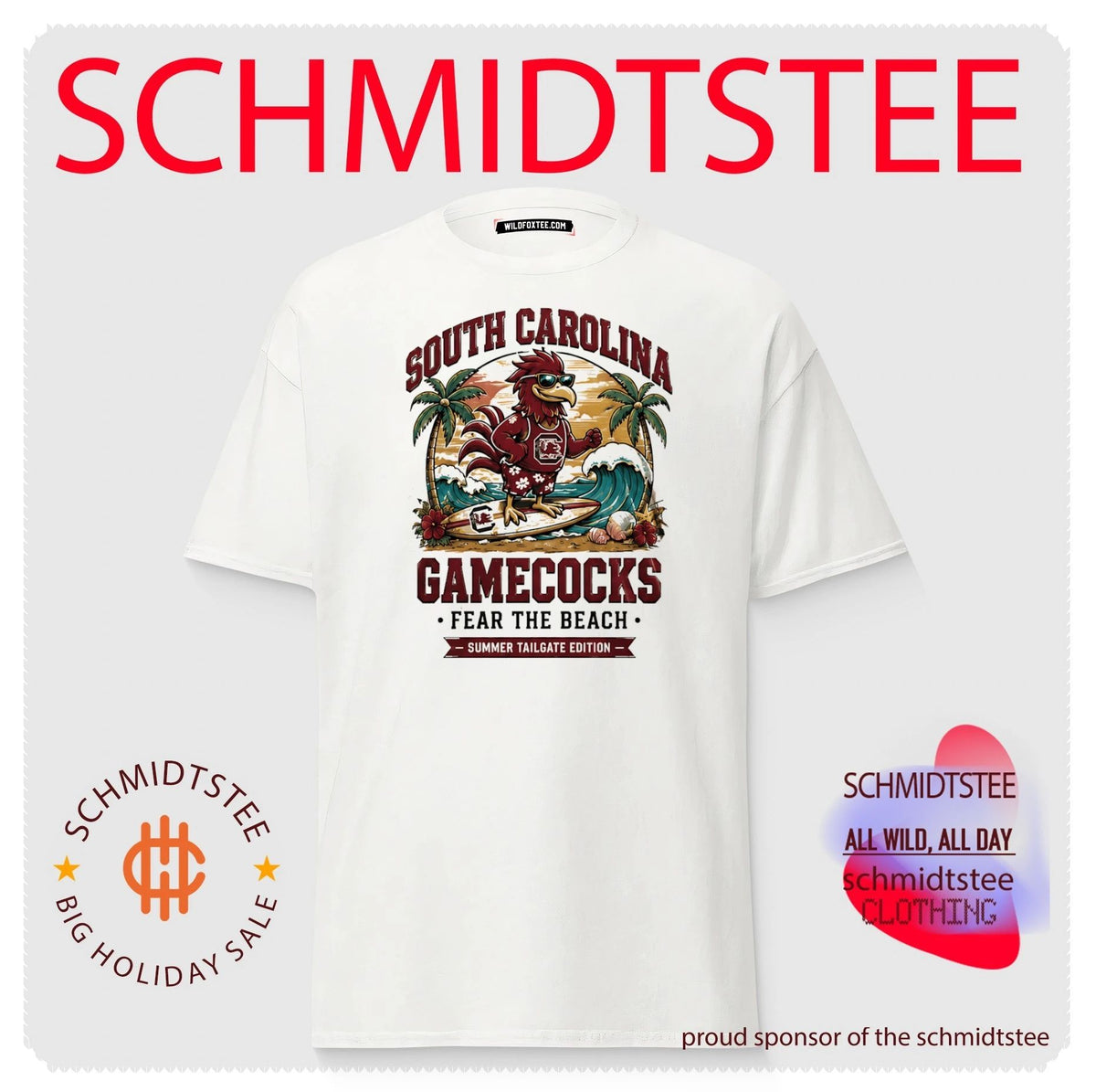 South Carolina Gamecocks Fear The Beach Summer Tailgate Edition shirt