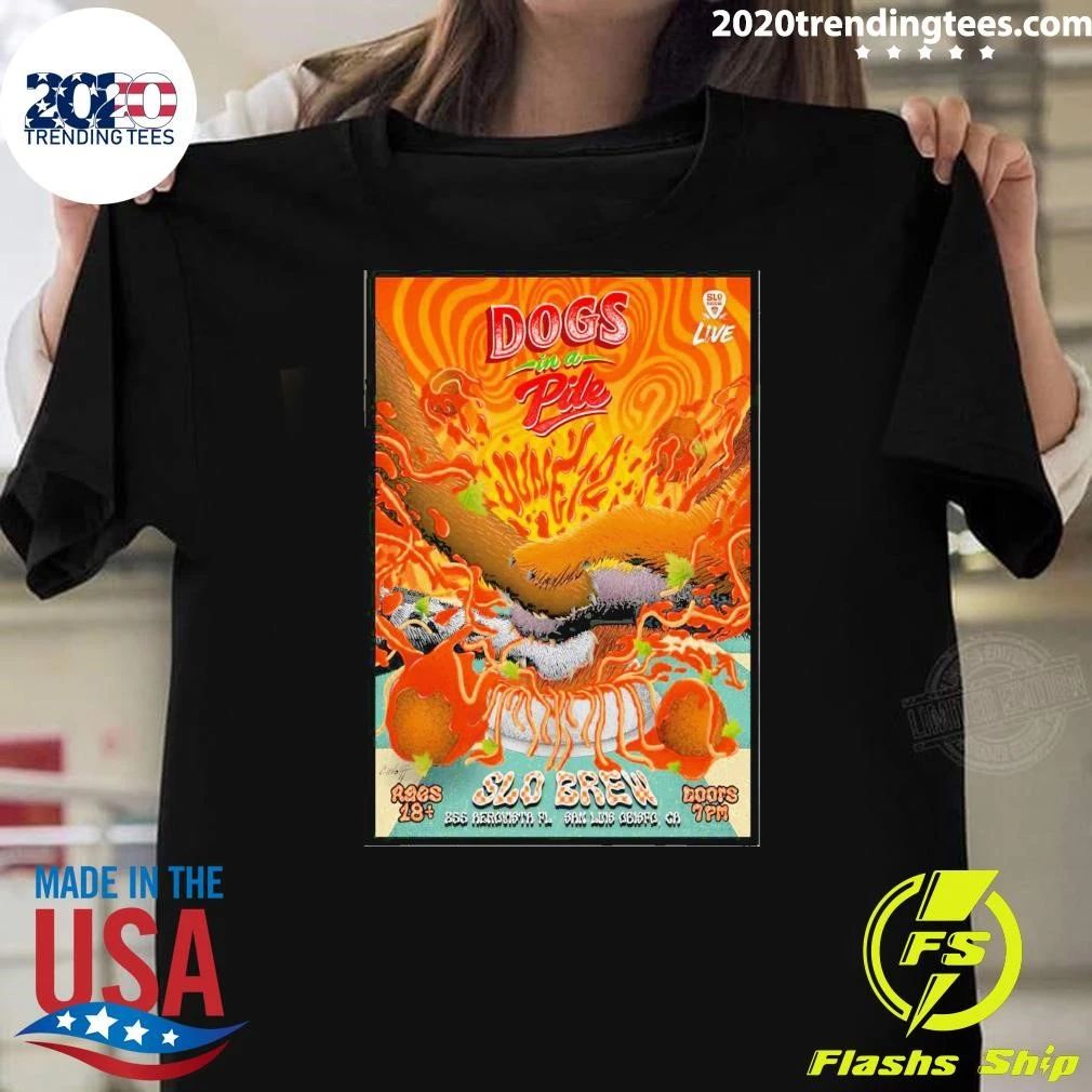 Dogs In A Pile In San Luis Obispo CA On June 12 2026 Tour Shirt