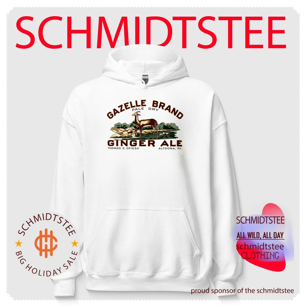 Gazelle Brand Pale Dry Ginger Ale Thomas E Ofiesh Altoona PA shirt