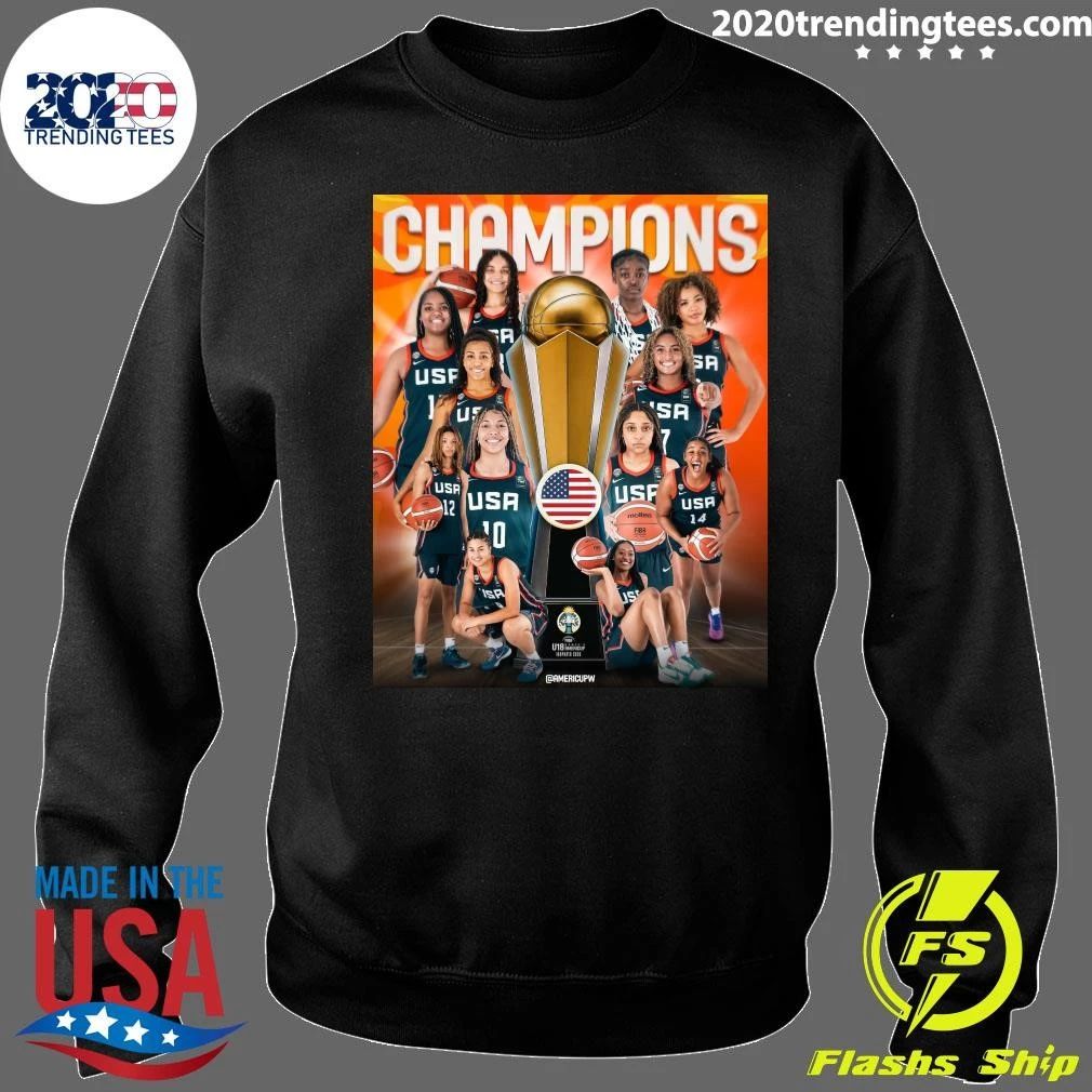 USA U18 Women’s Basketball 2026 FIBA AmeriCup Champions Shirt