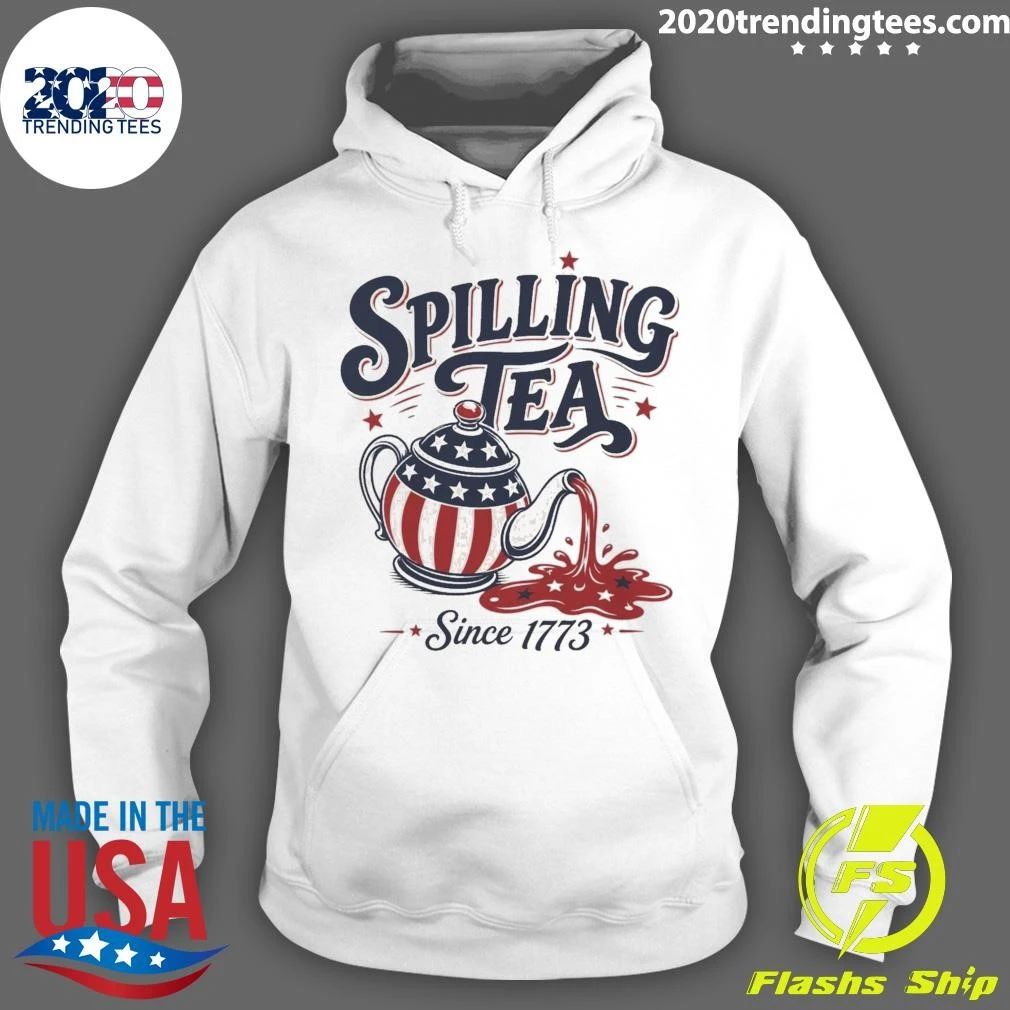 American Flag Spilling Tea Since 1773 Shirt