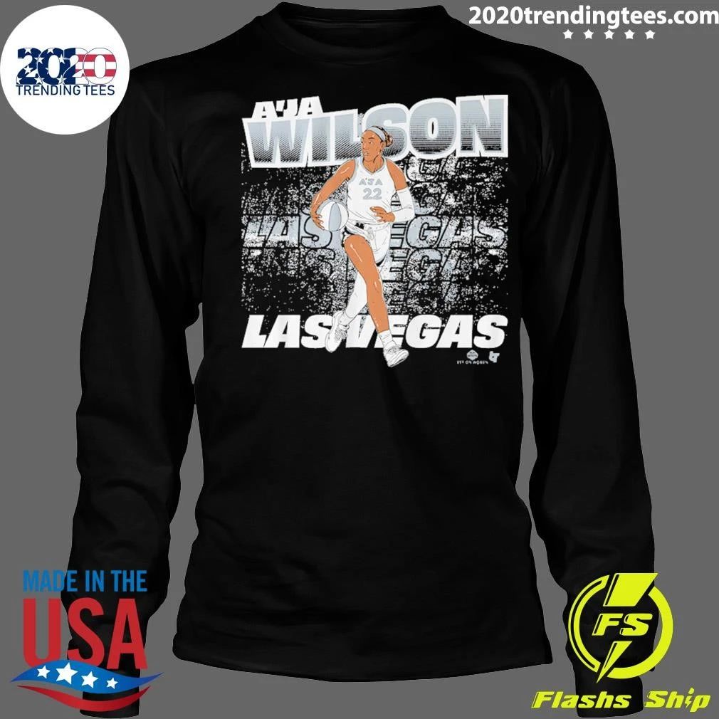 A’ja Wilson Las Vegas Street Ball Shirt