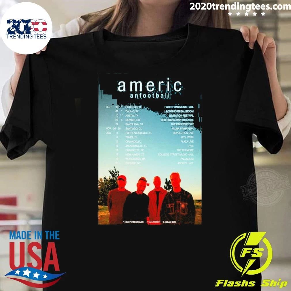 American Football Tour 2026 Poster Shirt