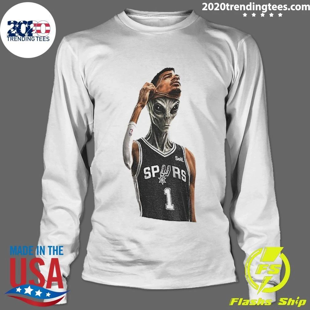 Alien Mask Victor Wembanyama San Antonio Spurs Basketball Nba 2026 Shirt