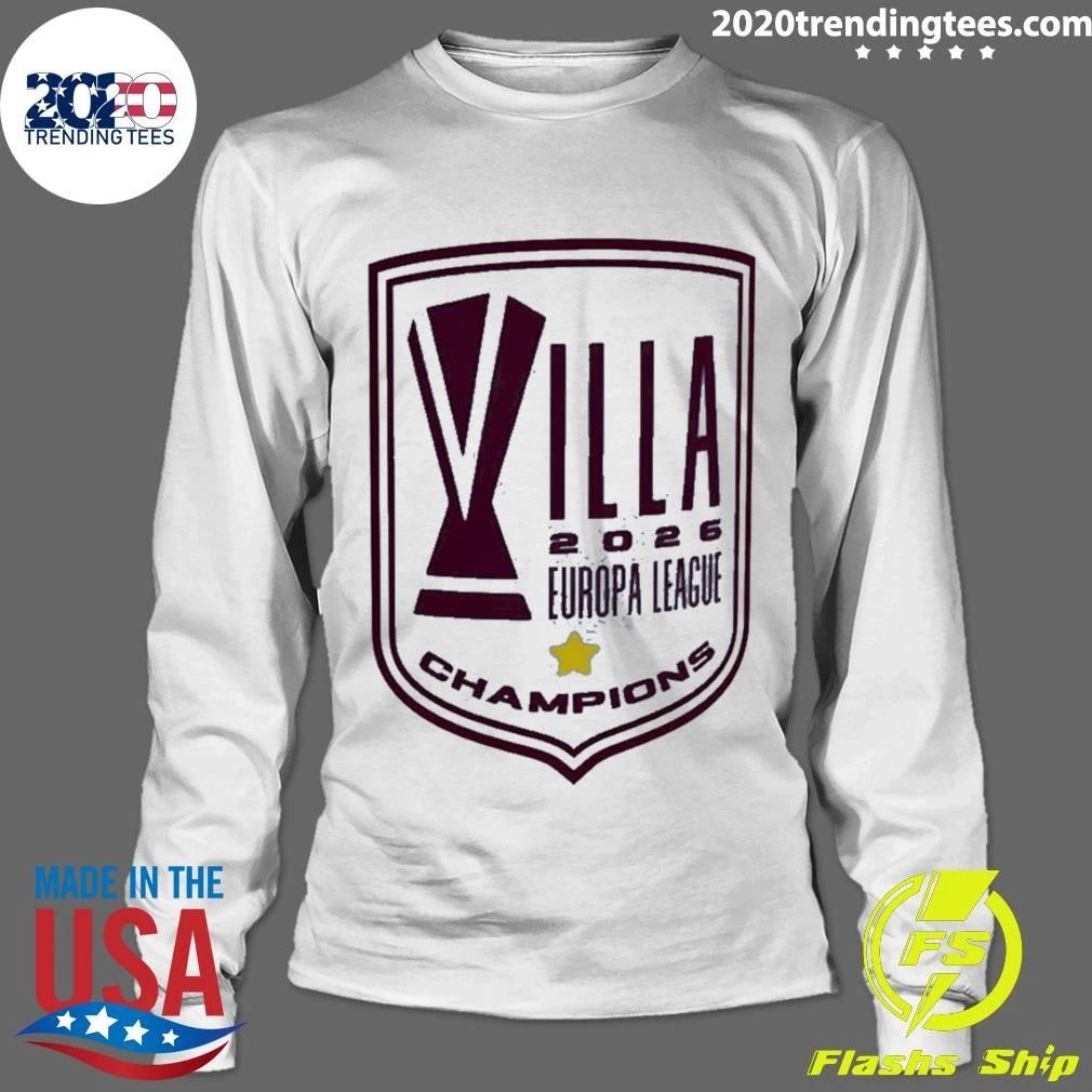 Aston Villa Fc Europa League Champions 2026 Shirt