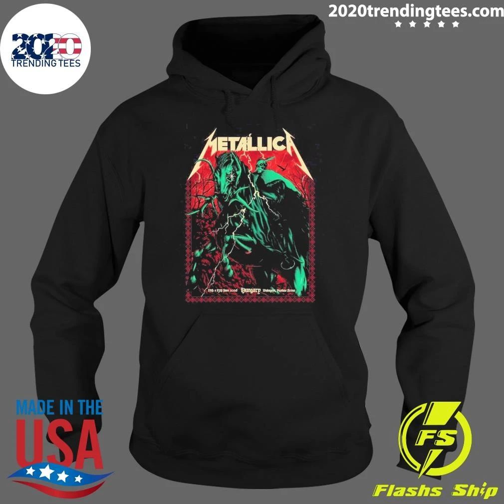 Metallica M72 Tour Hungary June 11-13 2026 Death Knight Shirt