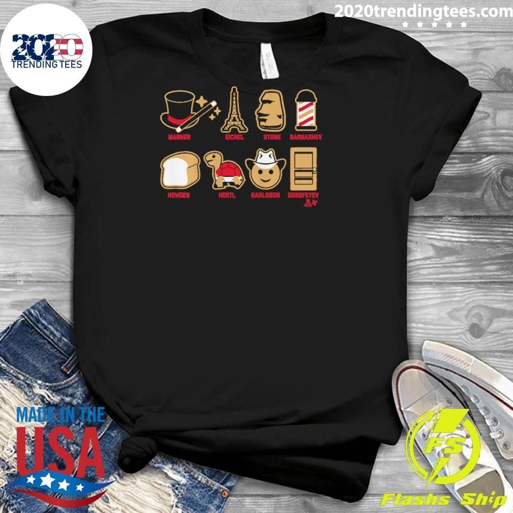 Vegas Hockey Emoji Stars 2026 Tee Shirt