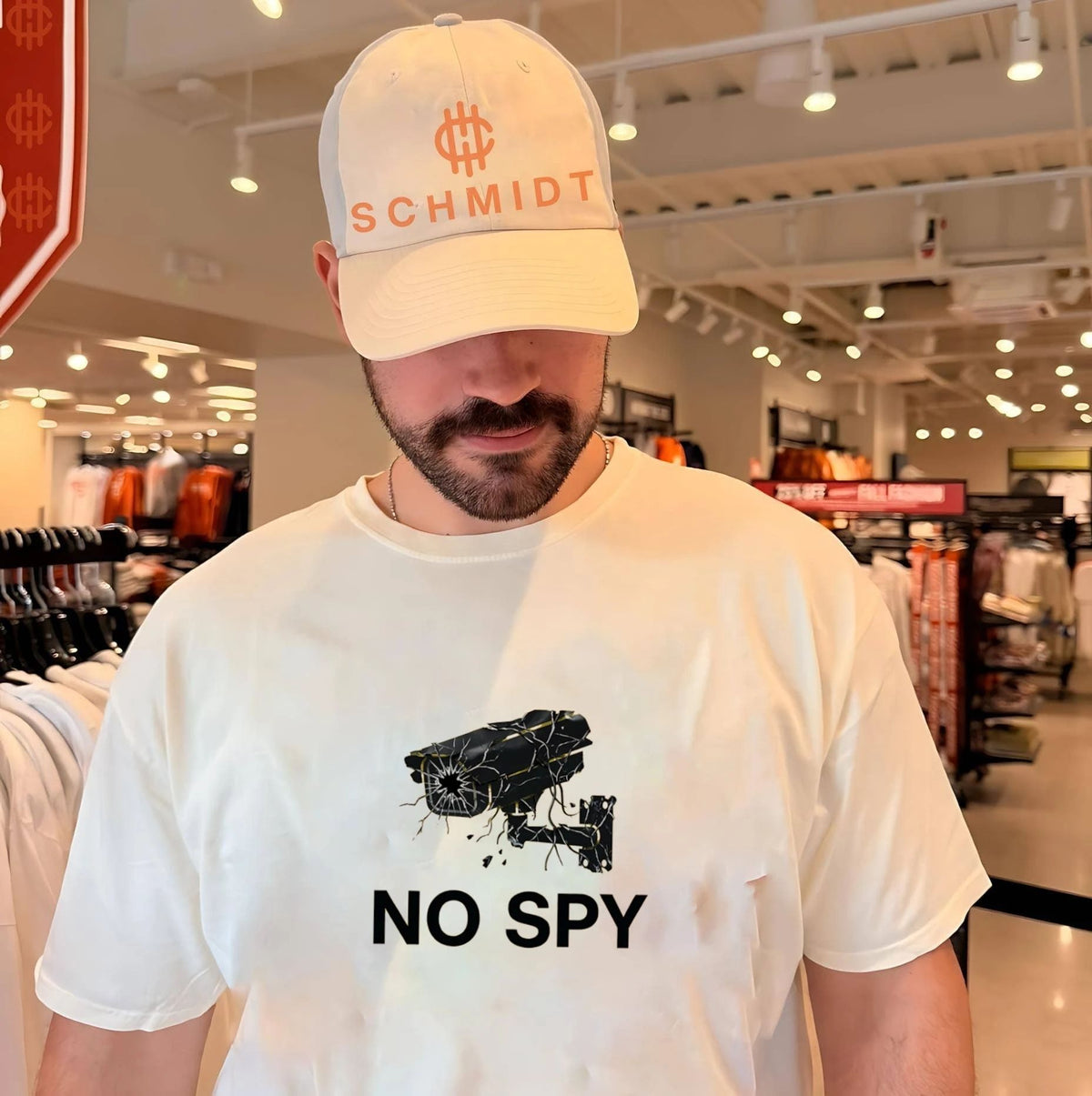No Spy Surveillance Camera privacy anti-surveillance Gadsden flag shirt