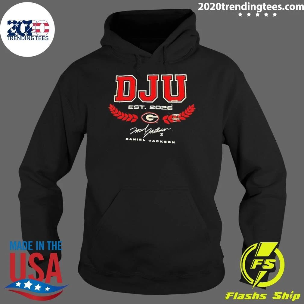 Daniel Jackson Georgia Bulldogs Baseball Dju Est 2026 Signature Shirt