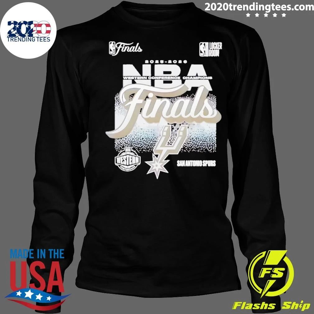 San Antonio Spurs Western Conference Champions 2026 Achievement Shirt