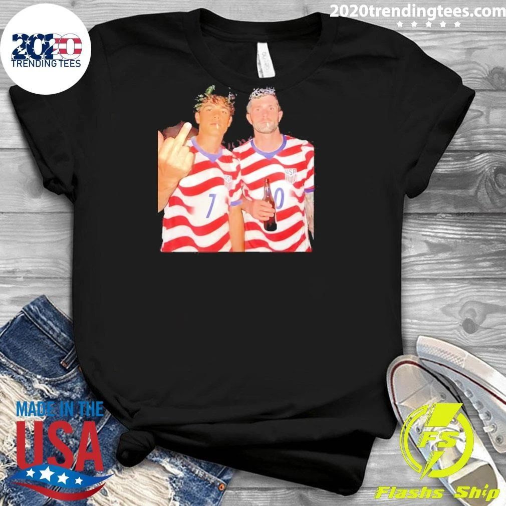 American Soccer The Middle Finger Gesture 1 Shirt