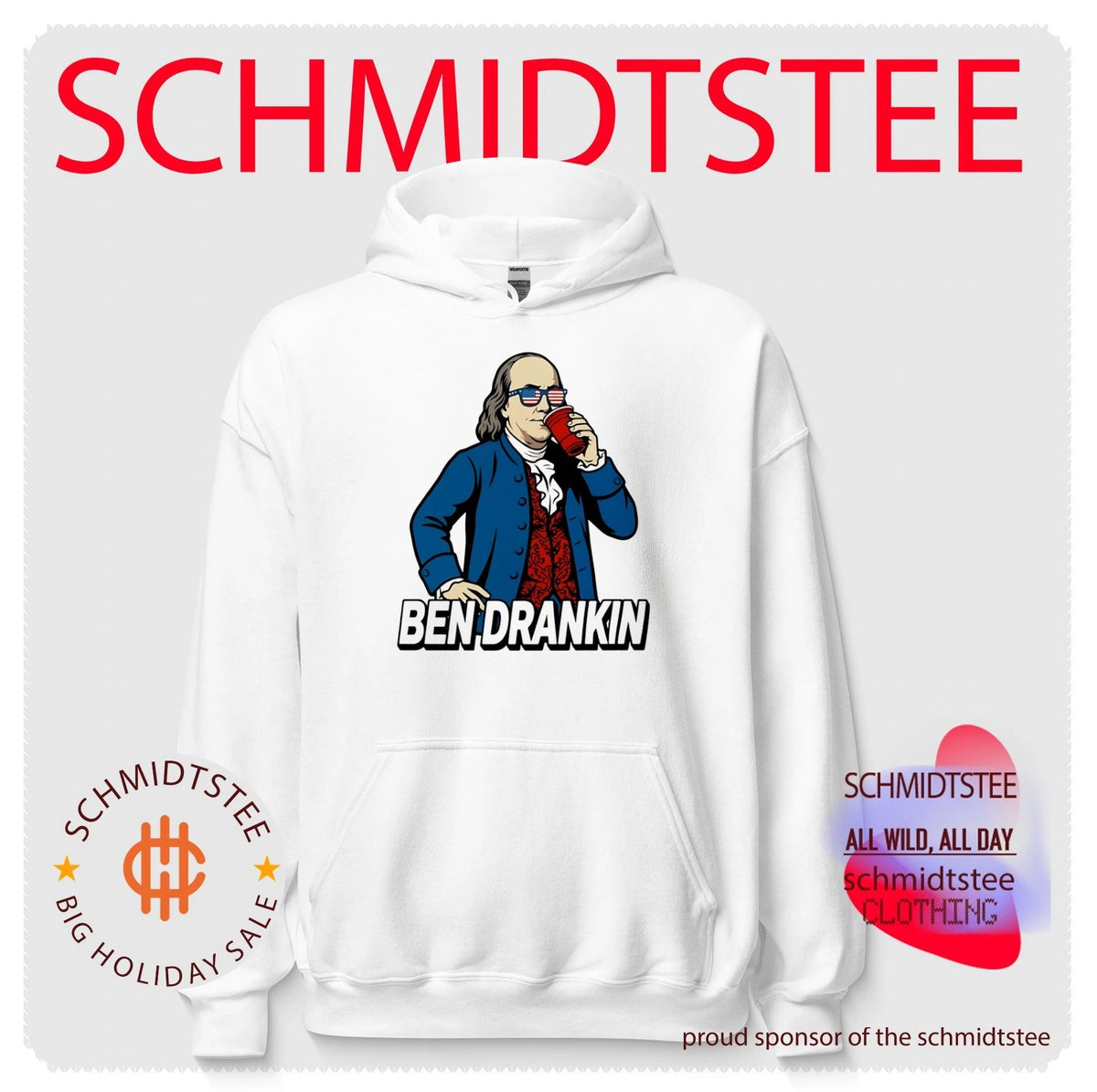 Ben Drankin Benjamin Franklin Party Founding Fathers shirt
