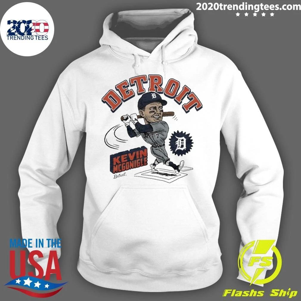 Detroit Tigers Kevin Mcgonigle Slugger Swing Caricature Shirt