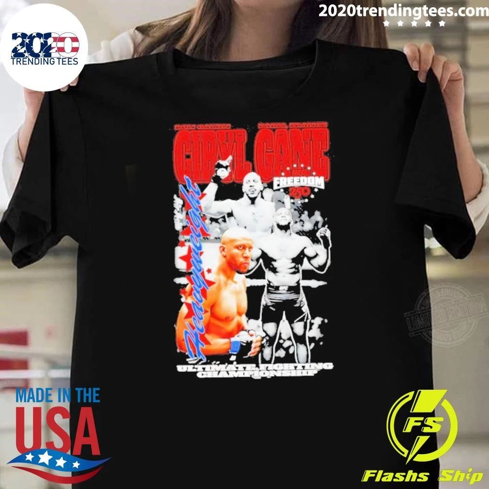 Ciryl Gane Ufc Freedom 250 Graphic Shirt