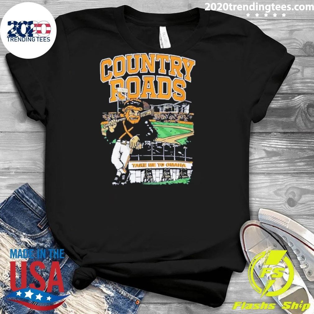 Country Roads Take Me To Omaha Tee Shirt