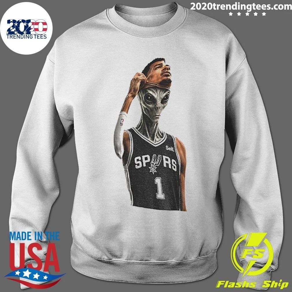 Alien Mask Victor Wembanyama San Antonio Spurs Basketball Nba 2026 Shirt