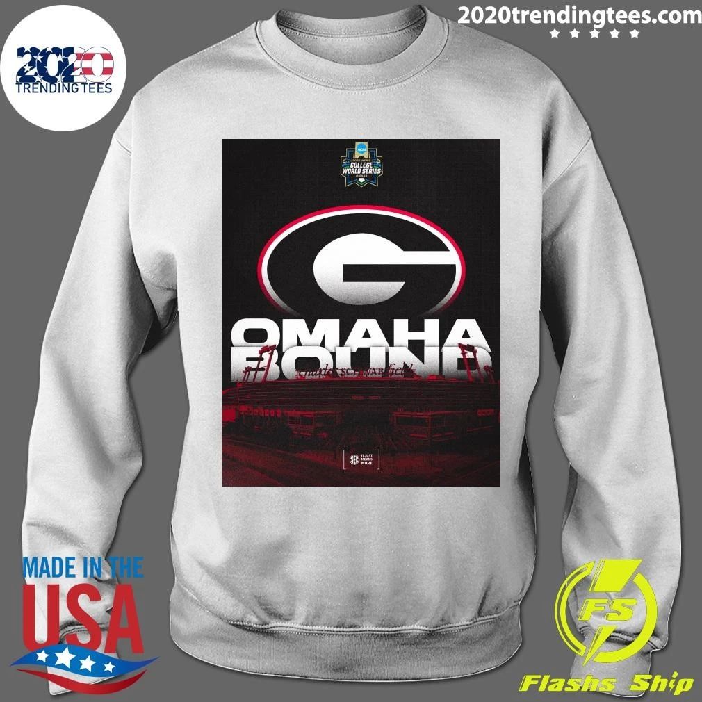 Omaha Bound Georgia Baseball Shirt