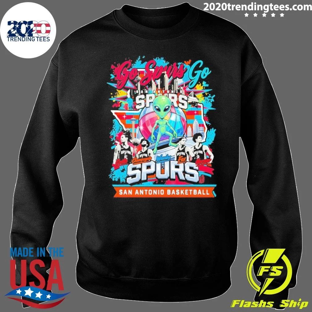 Wemby Castle Champagnie Fox Harper San Antonio Spurs Basketball Team Members 2026 Go Spurs Go Shirt