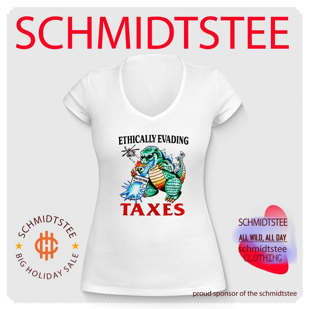 Ethically Evading Taxes Godzilla 1040 Tax Form shirt