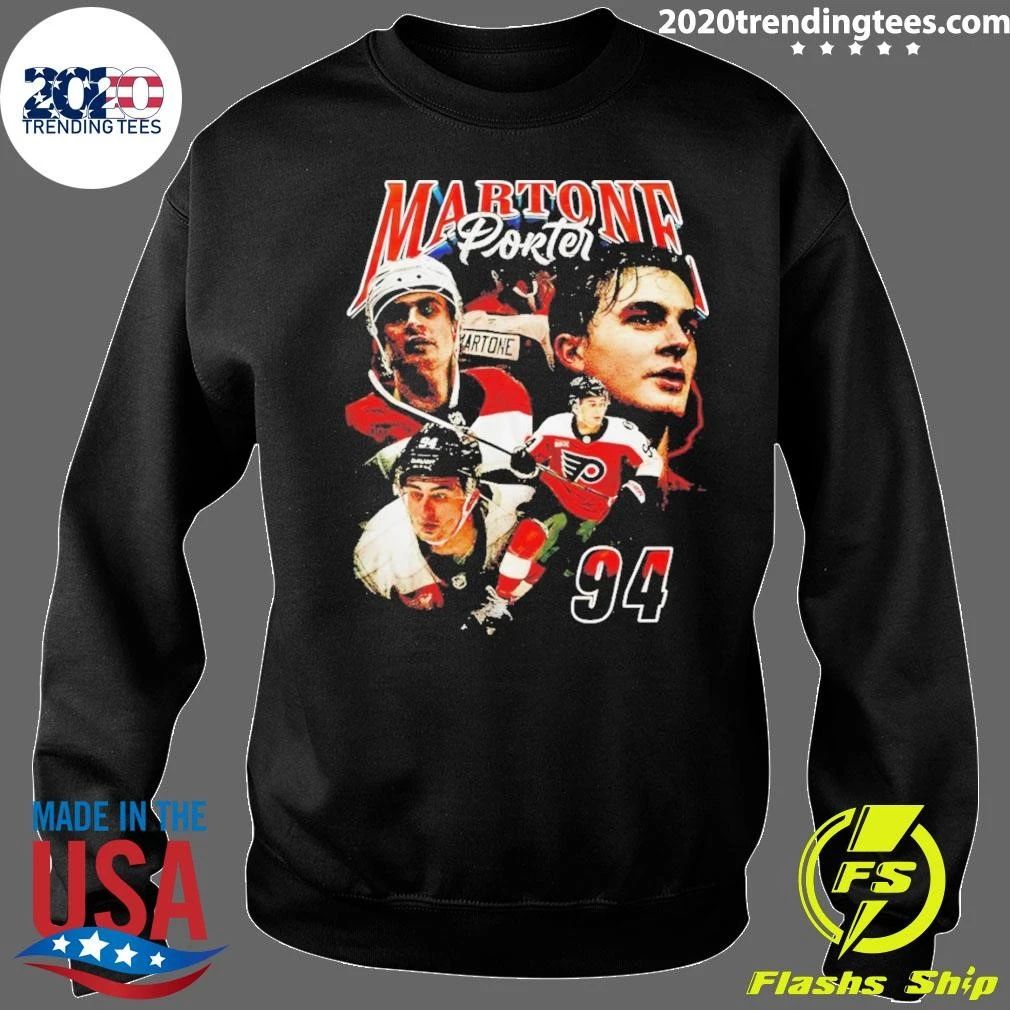 Porter Martone Big Head Philadelphia Flyers Nhl Hockey Graphic Shirt