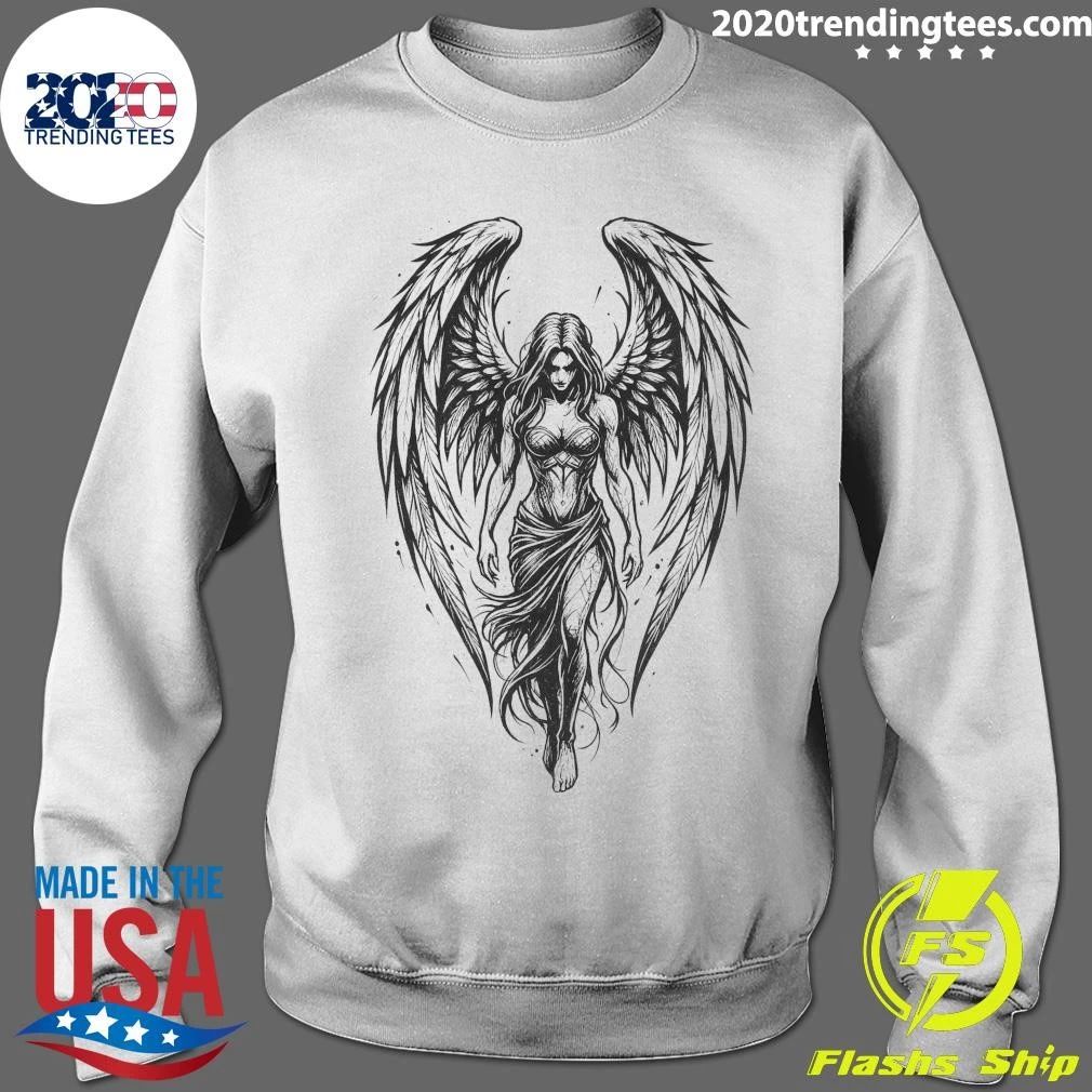 Dark Angel Wings Girl Shirt