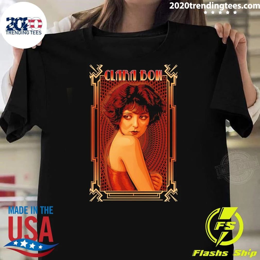 Clara Bow Art Deco Portrait The It Girl Shirt