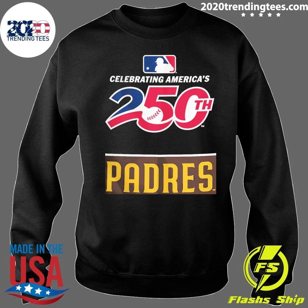 San Diego Padres Celebrating America’s 250th Padres Garden Flag Shirt