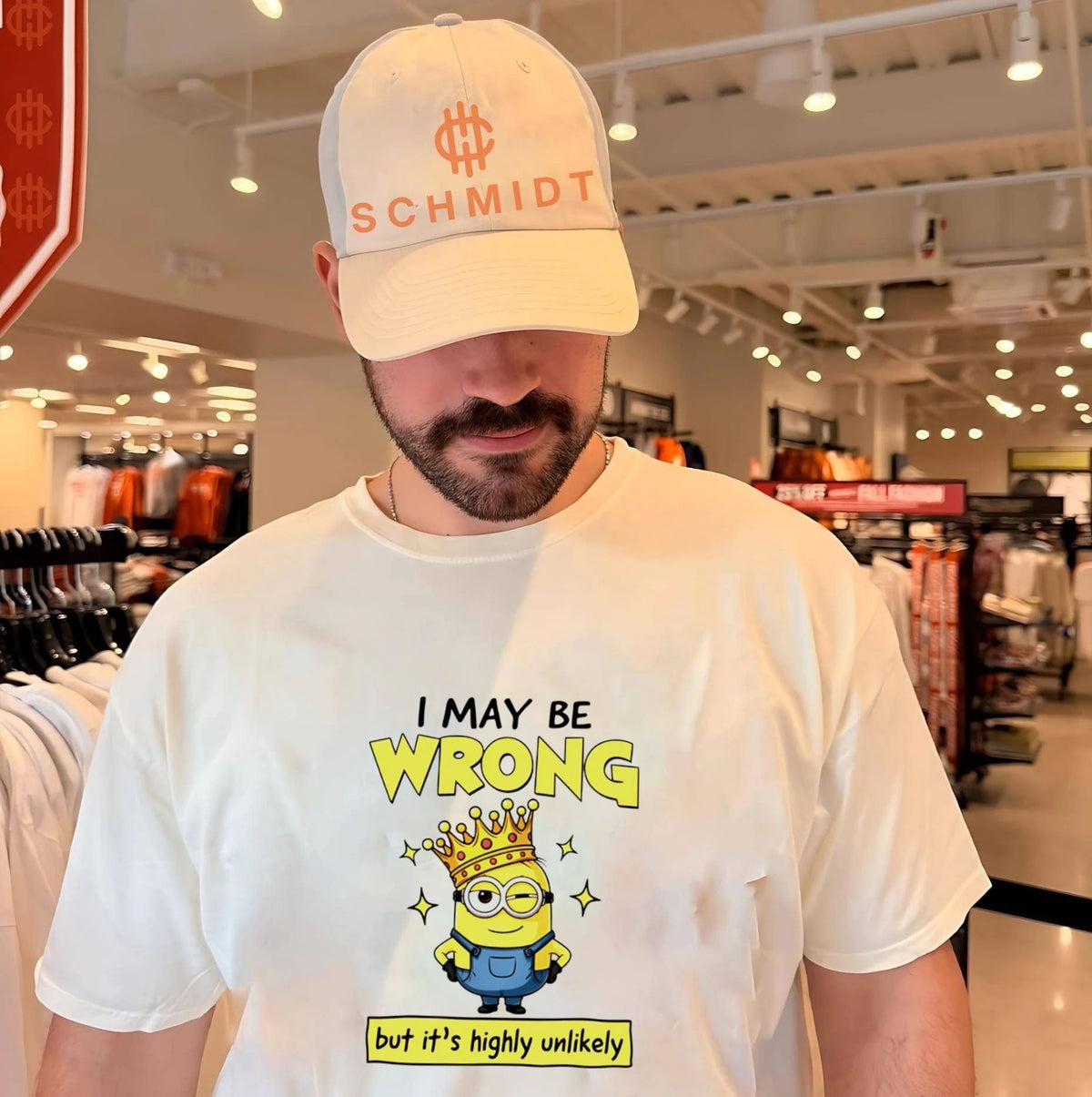 I may be wrong but it’s highly unlikely Minion King shirt