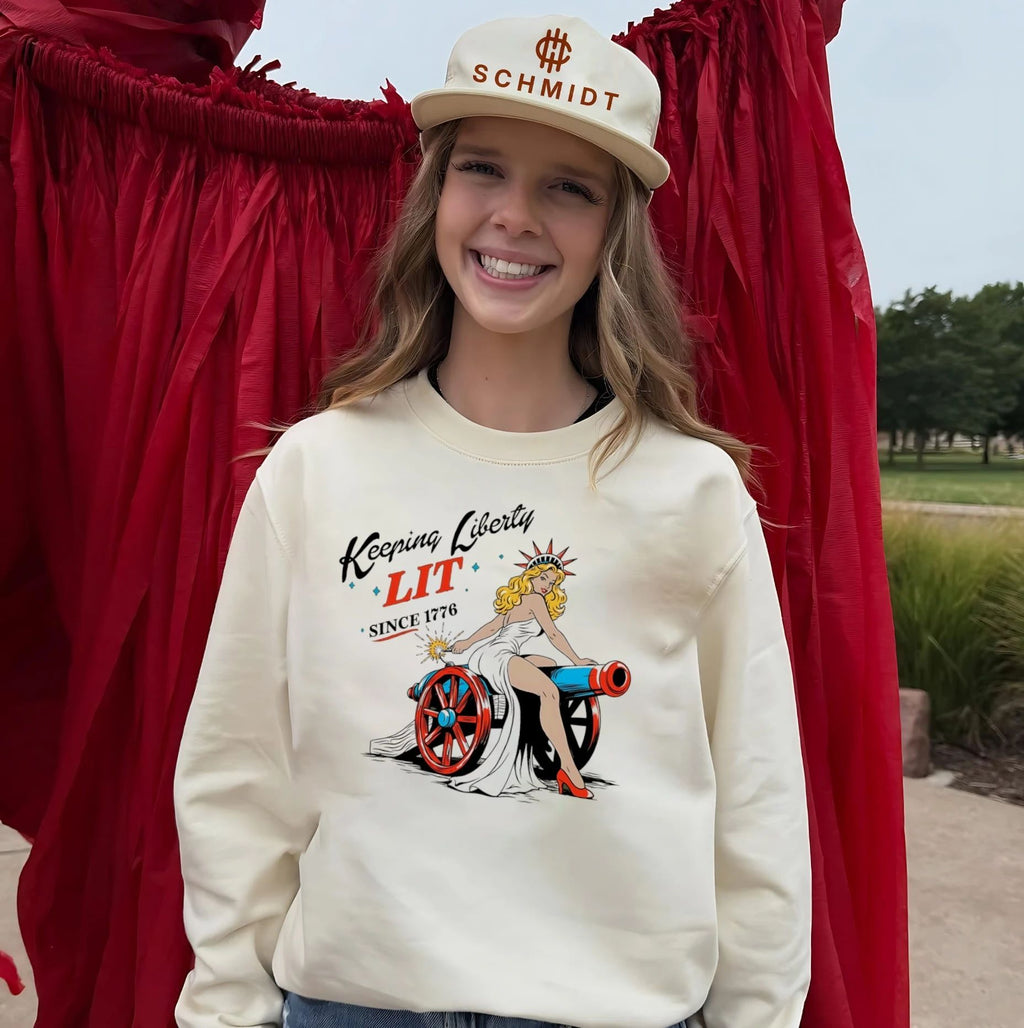 Keeping Liberty Lit Since 1776 4th Of July shirt