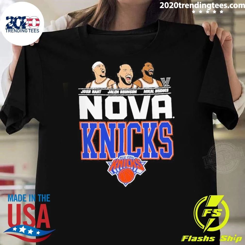 Jalen Brunson, Josh Hart & Mikal Bridges Outerstuff Youth Nova Knicks Shirt