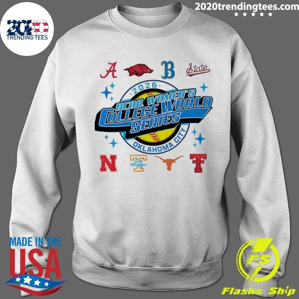 College Softball Teams 2026 Ncaa Women’s College World Series Oklahoma City Shirt