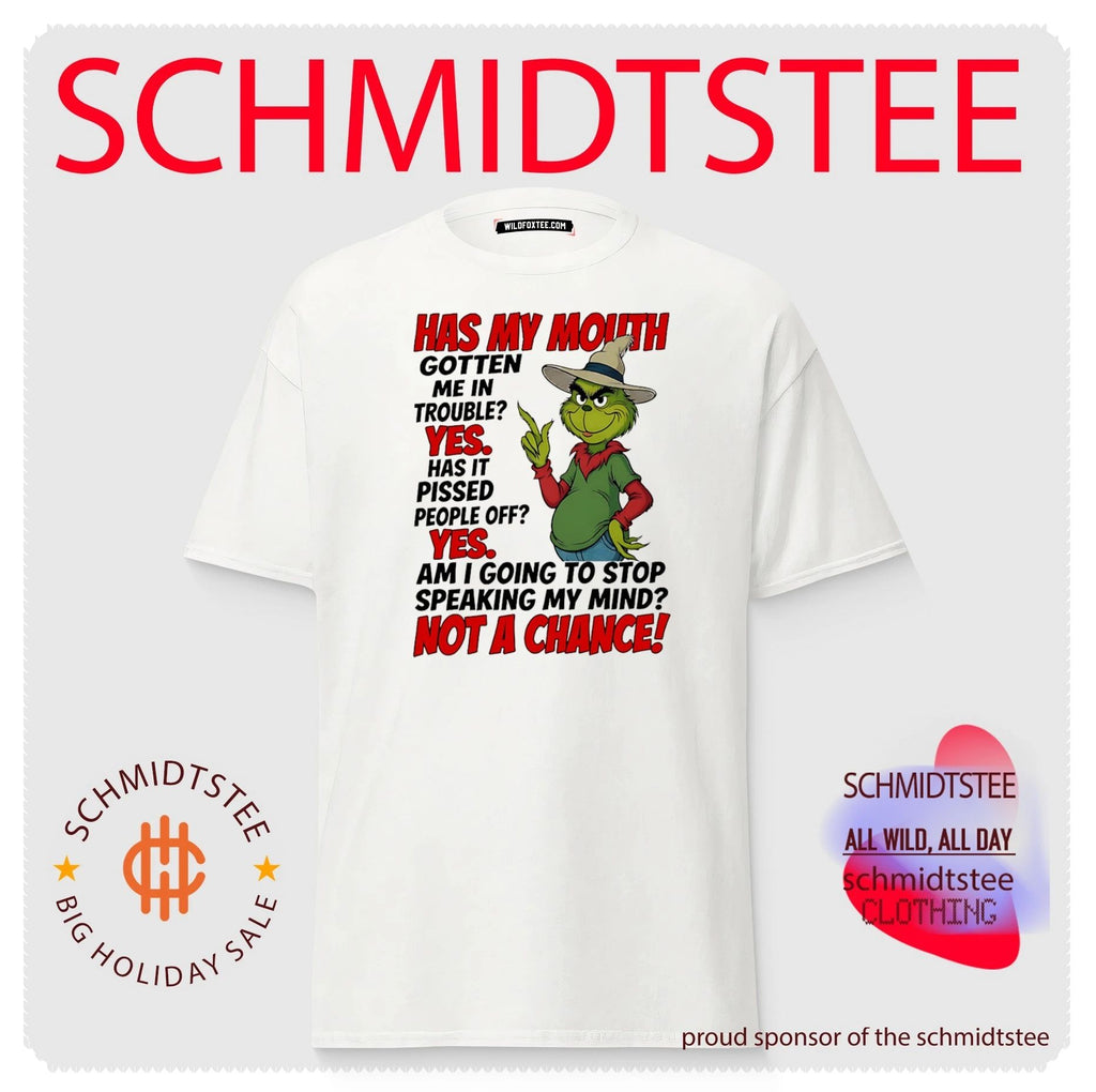 The Grinch speaking my mind not a chance shirt