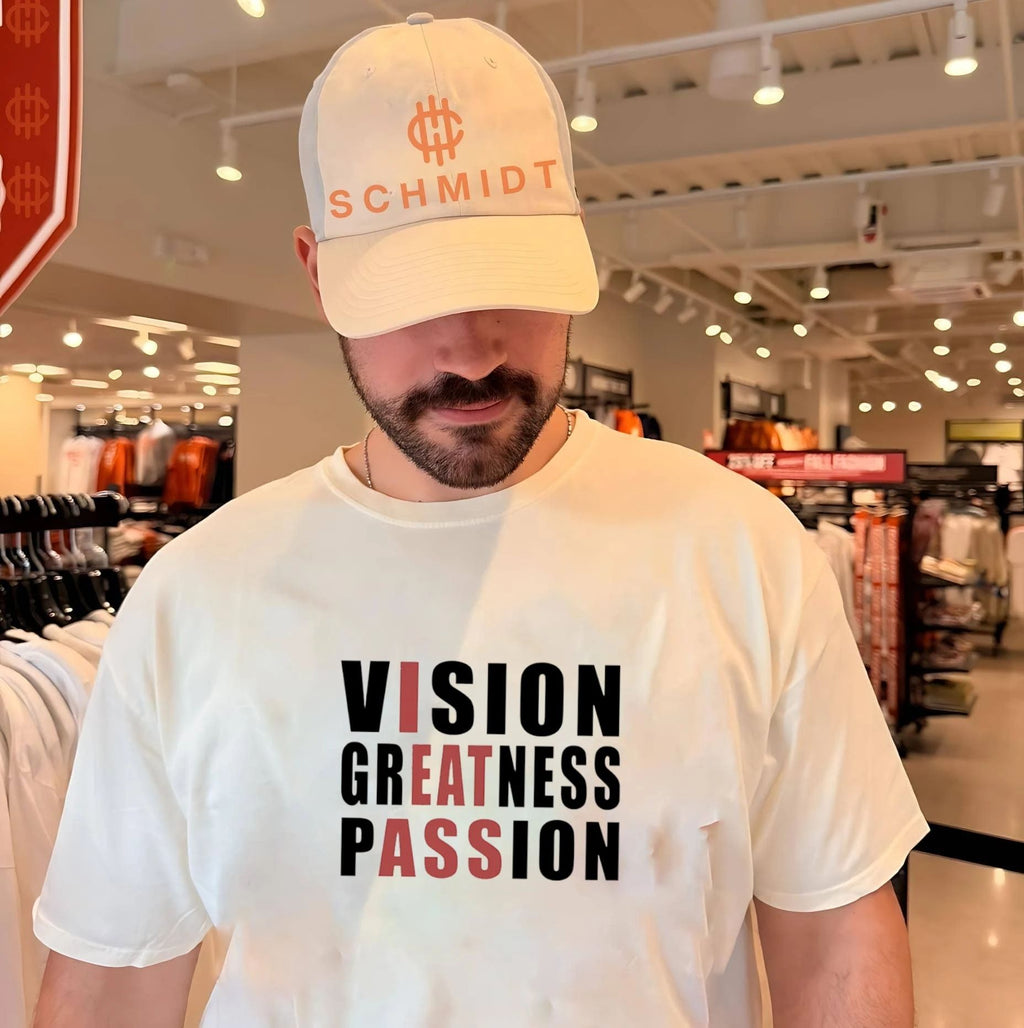 Vision Greatness Passion inspirational motivational shirt