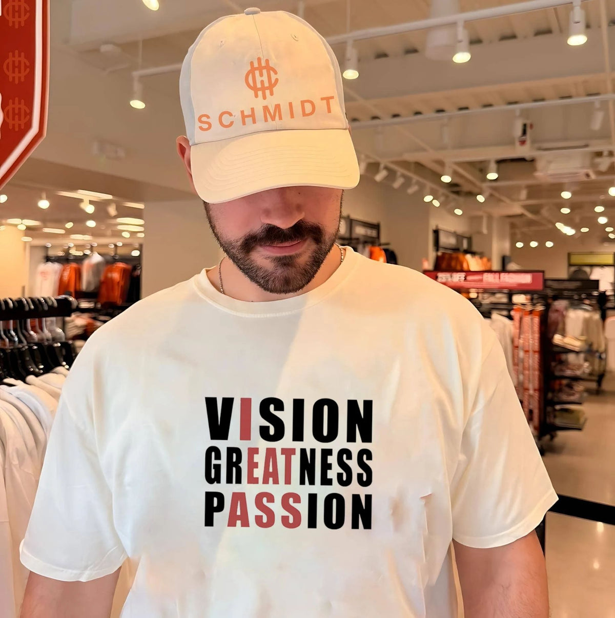 Vision Greatness Passion inspirational motivational shirt