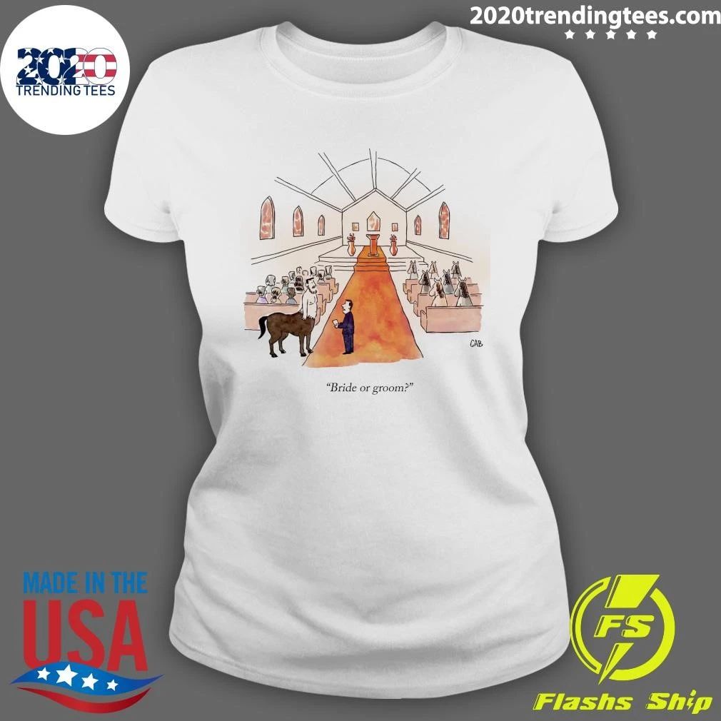 Barton Sees Things From Both Sides Bride Or Groom Shirt