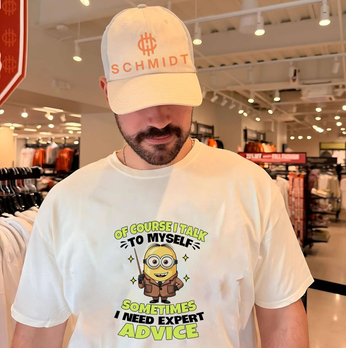 Of course I talk to myself sometimes I need expert advide Minion shirt