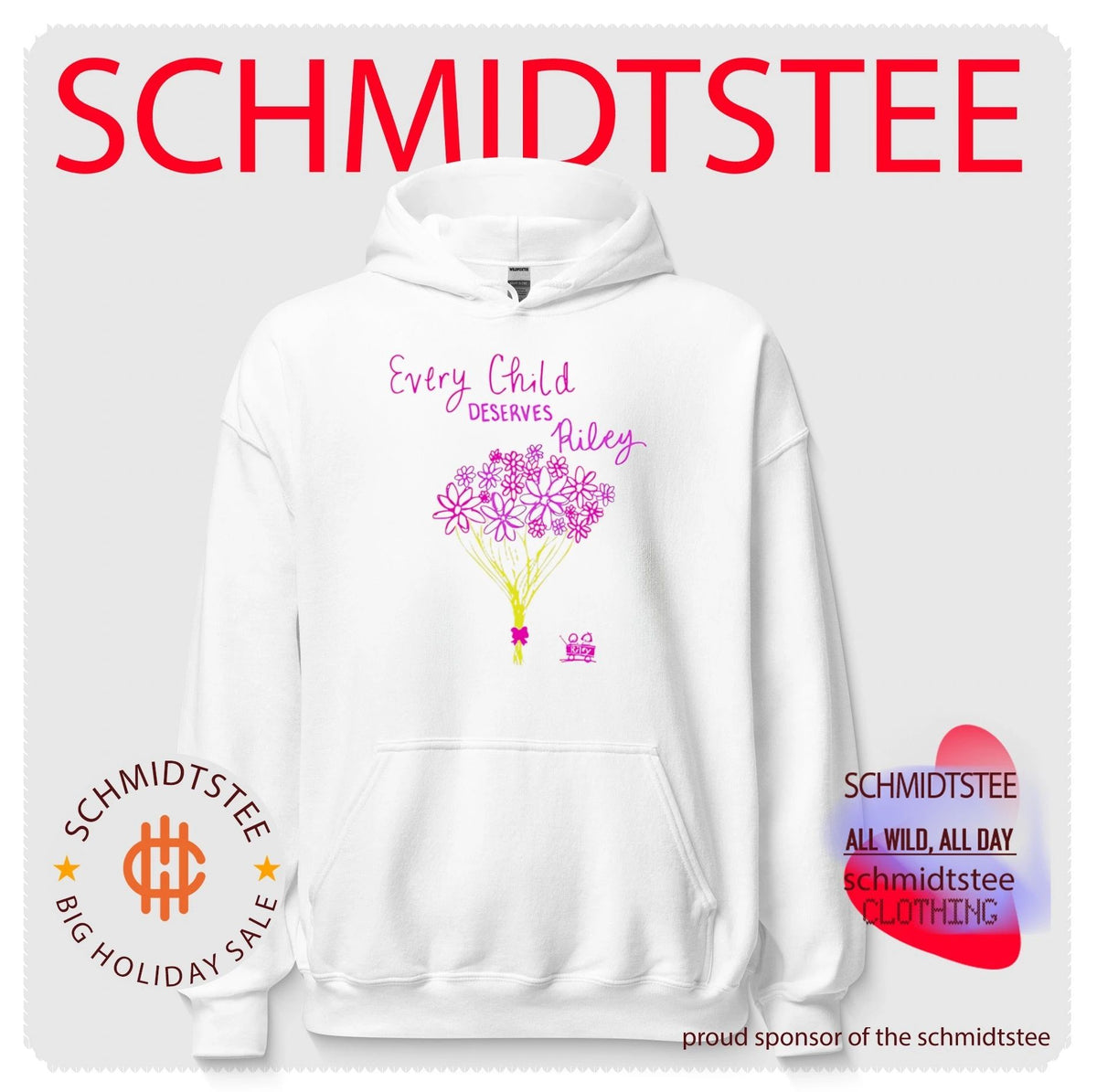 Every Child Deserves Riley flower graphic shirt