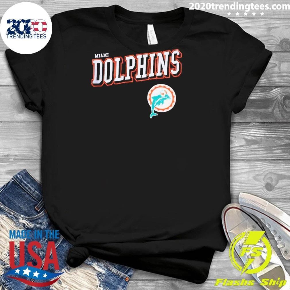 Miami Dolphins Black Vintage Shirt
