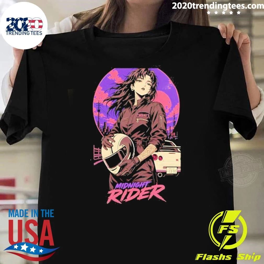 Girl Racing Midnight Rider Vintage Shirt