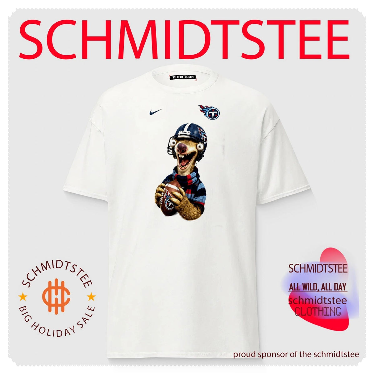Sid the Sloth Tennessee Titans Football Fan shirt