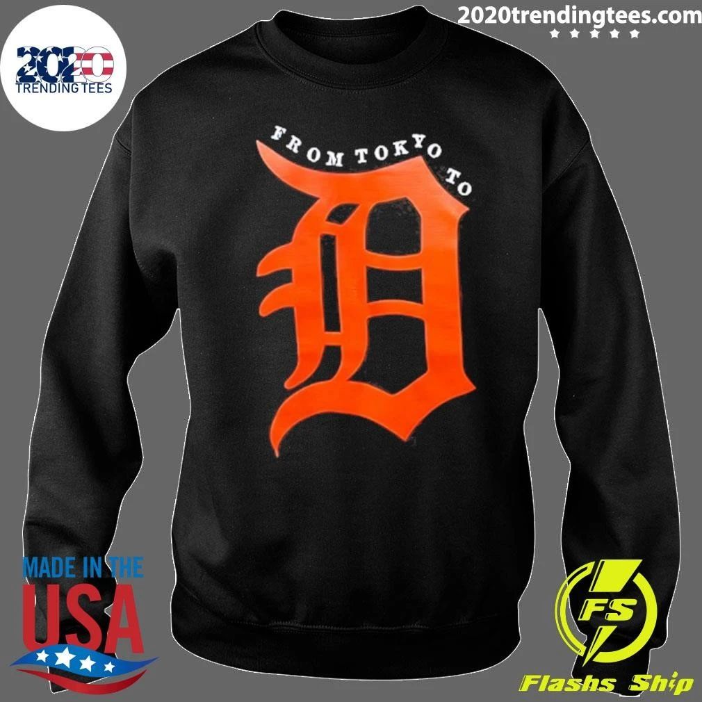 Detroit Tigers From Tokyo To Logo Shirt