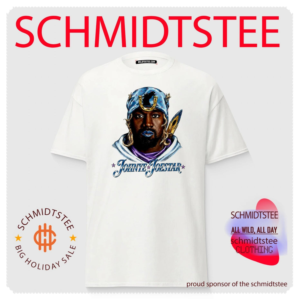 JohnYe Joestar Kanye West JoJo’s Bizarre Adventure Mashup shirt